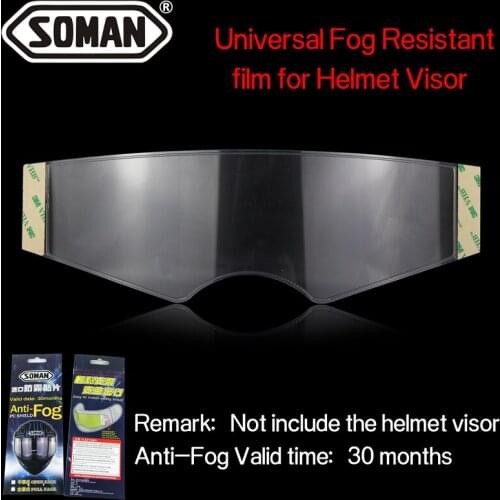New design Clear glasses Anti-fog patch Motorcycle Full Face Helmet Generic for Marushin Helmets Lens Anti-fog visor