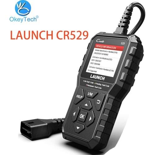 LAUNCH CR529 Creader 529 OBD2 Scanner Automotive Diagnostic Tool OBDII Code Reader Fault Code Read OBD Scan Creader 529 PK ELM32