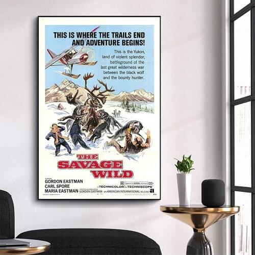 WM3173 The Savage Wild Wonderful Classic Movie HD Silk Fabric Poster Art Decor Indoor Painting Gift