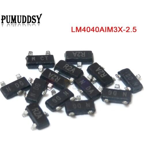 10PCS LM4040AIM3X-2.5 SOT23 LM4040AIM3XI SOT-23 LM4040A LM4040 Voltage Reference IC