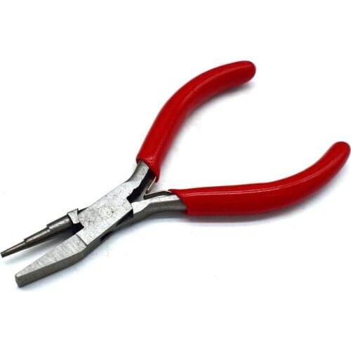 140MM Round Flat Nose Red Plier Wire Side Cutting Cutters Beading Jewelry Making Tools New