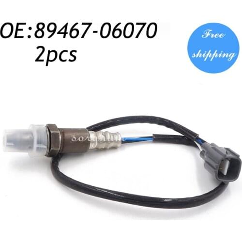 2PCS Oxygen Air Fuel Ratio Sensor For 07 08 09 Toyota Camry Solara 2.4L 89467-06070