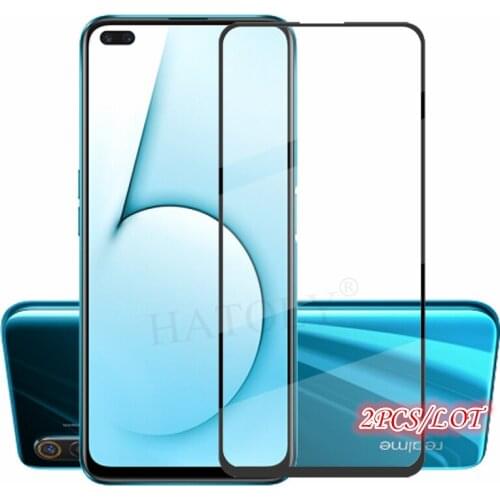 2PCS Realme X50 5G Tempered Glass For Oppo Realme X50 Phone Screen Protector Full Cover Toughened Protective Glass on Realme X50