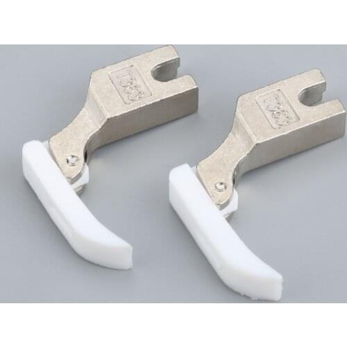 2Pcs T363 Sewing Machine Plastic Presser Feet Zipper Narrow Presser Foot for Flat Wagon Sewing Machine Sewing Tools & Accessory