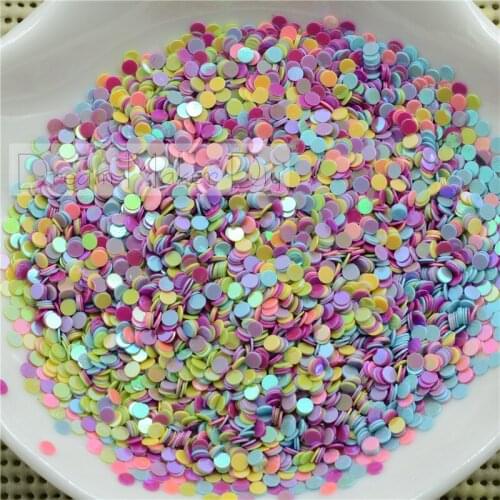 25g(5000pcs) 1/2.5mm Lovely Dot AB Colors loose sequins Paillette Wedding for decoration craft Kids DIY