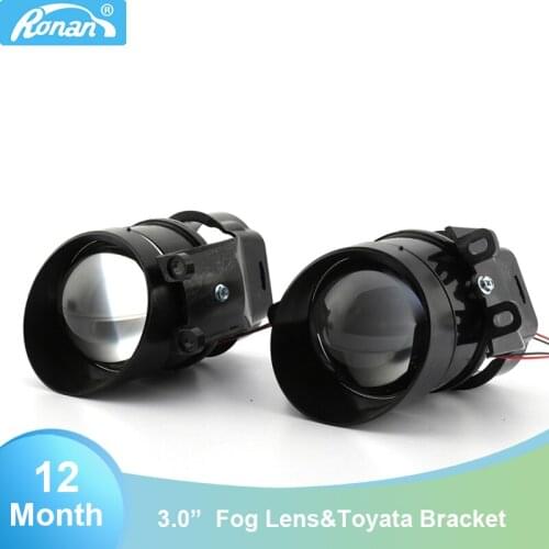 3.0inch G2 type bi xenon Fog Light Waterproof projector lens use D2S D2H H11 Lamps for original car upgrade retrofit