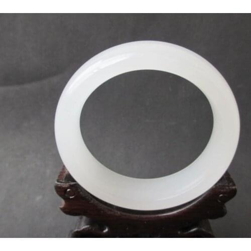 6.1 cm * /Beautiful fashionable white jadeite jade in China.Jade bracelet, too