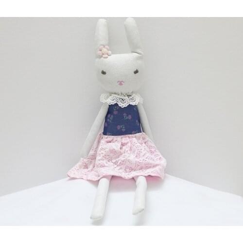 60 cm bunny doll color clothes cute plush dolls gifts for girls 60cm party decorations easter bunny handmade plush stuffed dolls
