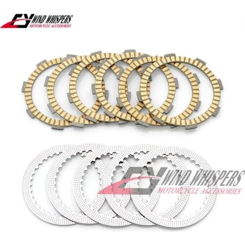 Motorcycle Paper base clutch plates friction discs steel plate For Honda CBR250 MC19 MC22 VT VTR250 CB250 Hornet Magna Jade 250