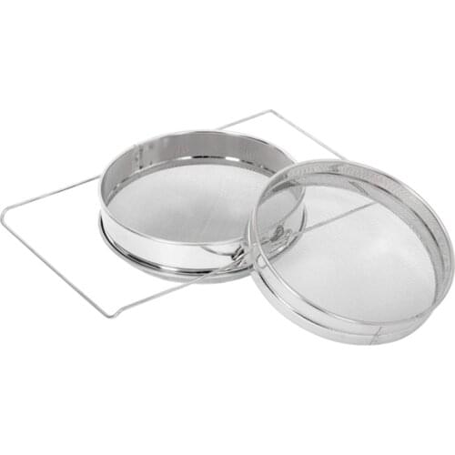 Stainless Steel Honey Filters,Double Sieve Honey Strainer Honey Extractor Beekeeping Equipment Mesh Filter Honey Tools