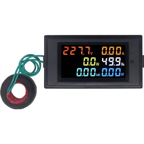 AC Power Meters 40.0-300.0V Digital Voltage Wattmeter Power Consumption Watt Frequency Energy Meter Electricity Analyzer Monitor