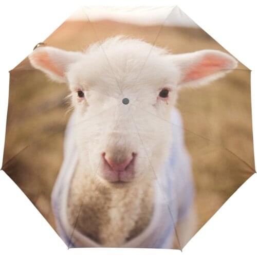 2017 Sheep Umbrella Animals Umbrellas Sun Women Parasol Female Plegable Sombrillas Paraguas Mujer Fashion