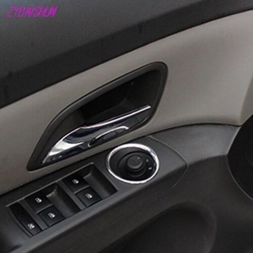 Hot Car Salon Accessories Decorative Circle Ring Stickers Rearview Mirror Knob Adjustment Ring for Cruze for Chevrolet