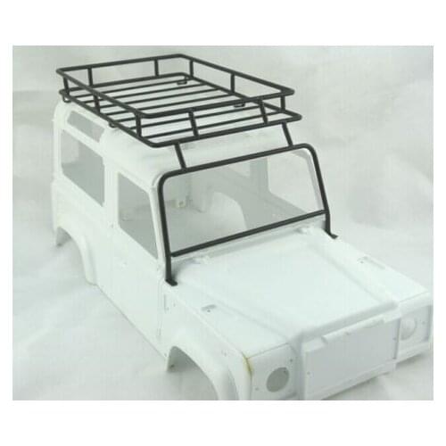 1/10 Scale Land Defender Metal Luggage Rack Rolling Roll Cage RC8WD Rover D90 Hard Body Gelande II G2