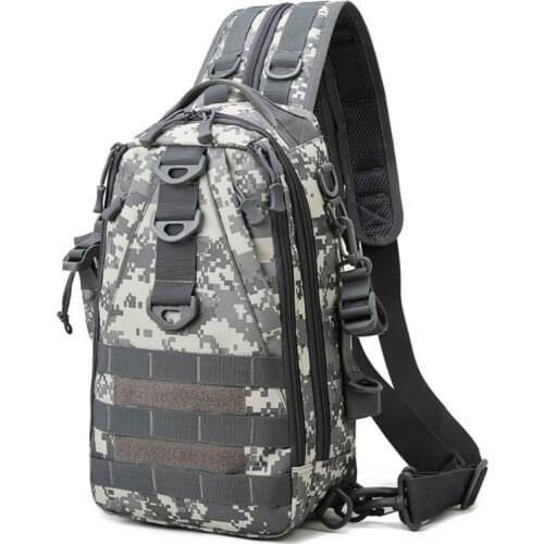 Mens Sling Bag Nylon Chest Shoulder Crossbody Multifunctional Outdoor Camping Hiking Sport Purse