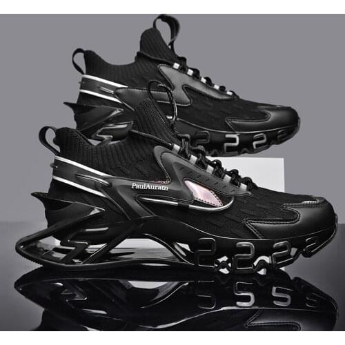 New Fashion Mens Blade Running Shoes Breathable Sneakers High Quality Antiskid Damping Outsole Sport Shoes Training Zapatillas