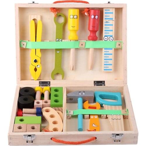 Simulation Repair Toolbox Cartoon Disassembly Drill Screwdriver Child Comfortable Puzzle Toy Kids Birthday Party Best Gift