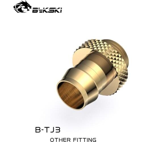 Bykski b-tj3 water cooling hose connector 3 minute pagoda boutique diamond G1 / 4 computer radiator connector