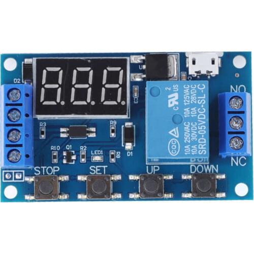 Relay Module 1 Way Adjustable Circuit Power Off Disconnect Industrial Control Board Switch