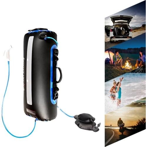 20L Outdoor Camping Solar Shower Bag Water Storage Traveling Hiking For Drinking TPU Sun Heating Climbing Cooking Cycling Picnic