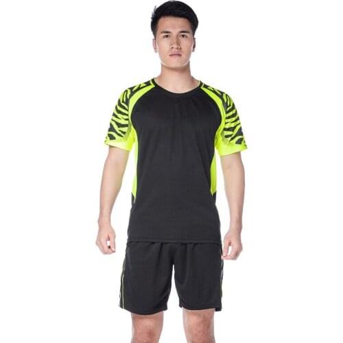 New professional mens badminton training sets polyester soccer badminton uniform quick dry tennis sportswear clothes breathable