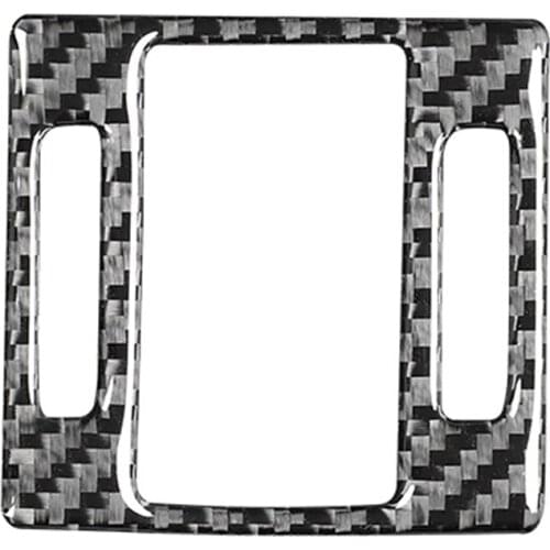 Carbon Fiber Inner Warning Light Lamp Switch Cover Trim for - A6 2012 2013 2014 2015 2016 2017 2018