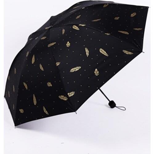 Men Rain Sun Umbrella Women Big Windproof Umbrellas Rain For Men Black Coating 8 Bone Non-automatic Umbrella