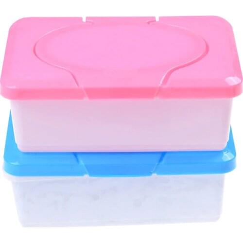 Wipes Box Plastic Wet Tissue Automatic Case Arrival Pop-up Design Tissue Case Baby Wipes Storage Organizer Box