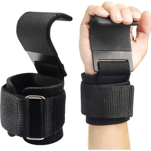 2pcs Heavy Duty Metal Lifting Steel Hooks Powerfull Weightlifting Workout Hook Gloves Weight Lifting Training Gym Grips