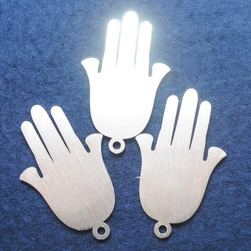 5pcs aluminium pendants golden color finger shape for necklace pendants or bracelets making size 55x33mm wholesale price hot