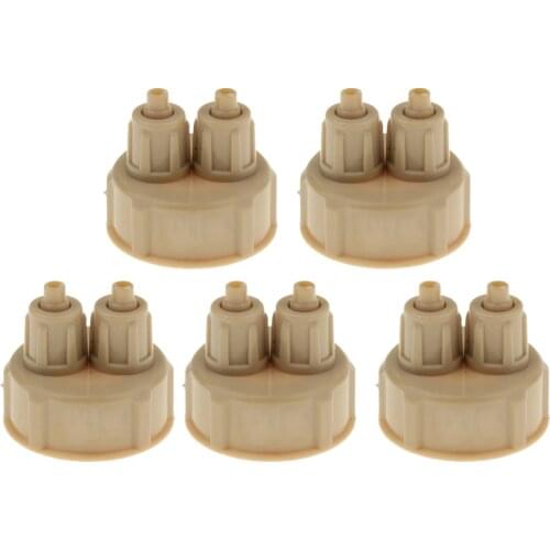5Pieces Aquarium Bottle Cap for Live Plant CO2 Diffuser Air Generator System