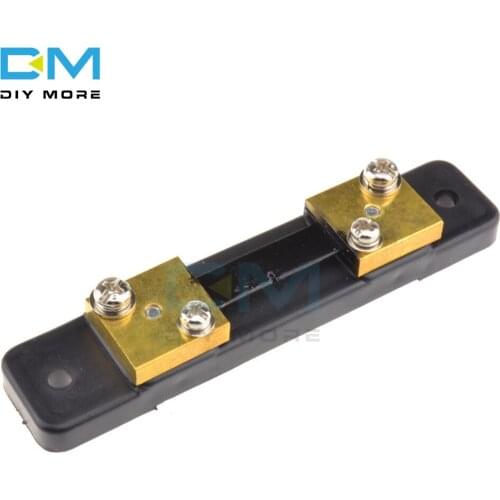 AC DC 75mV 50A Resistor Amp Panel Meter Ammeter Shunted Expanding Current Shunt Resistor Tester For Digital Amp