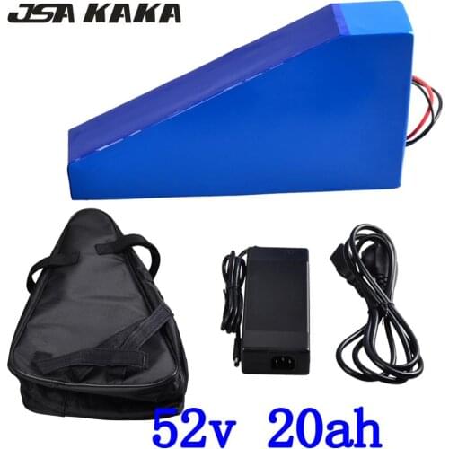 52V 20AH Ebike Battery 52V 20AH electric bike battery 48V 52V 20AH Lithium Battery use samsung cell for 48V 1000W 2000W motor