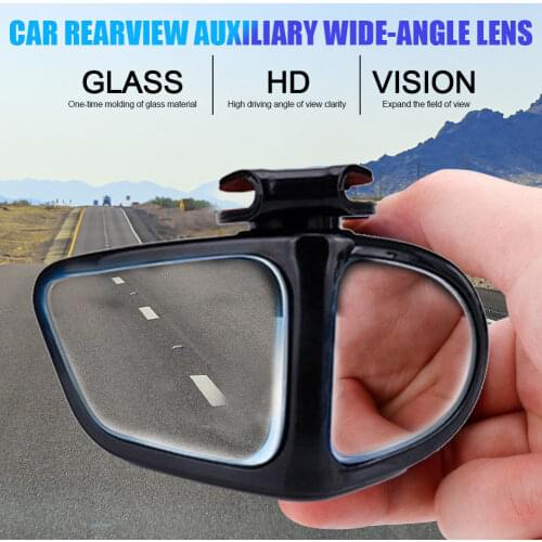 360 Degree HD Car Blind Spot Mirror Rotatable Adjustable 2 Side Wide Angle Exterior Automobile Rear View Mirror Parking Mirror