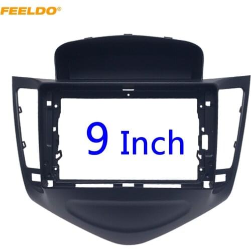 FEELDO Car Audio Radio Face Plate Fascia Frame Adapter For Chevrolet Cruze 9" Big Screen CD/DVD Player Panel Dash Mount Kit