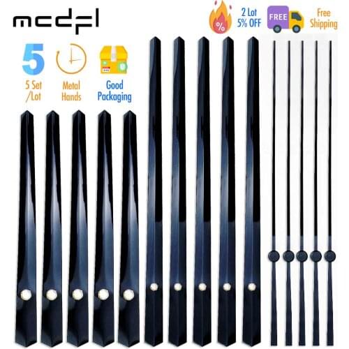 MCDFL Wall Clock Mechanism Clock Hands for Watches Hour Hand 142mm/5.6in Minute Hand 185mm/7in Second Hand 183mm/7.2in Clockwork