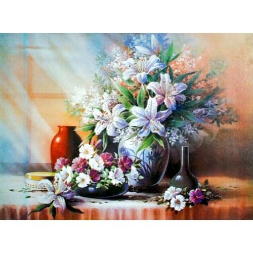 Orchid The wooden puzzle 1000 pieces ersion jigsaw puzzle white card adult childrens educational toys