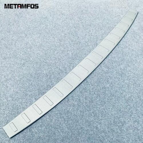 For Mitsubishi Delica 2020 2021 Exterior Rear Bumper Foot Plate Tail Door Sill Scuff Guard Cover Trim Accessories Car Styling