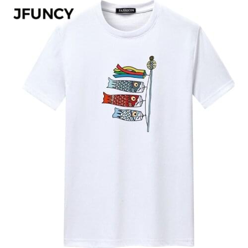 JFUNCY Men Graphic T Shirt Oversized 5XL Man Summer Hip Hop Tops Male Clothing Fashion Print T-shirt Short Sleeve Tee Shirts