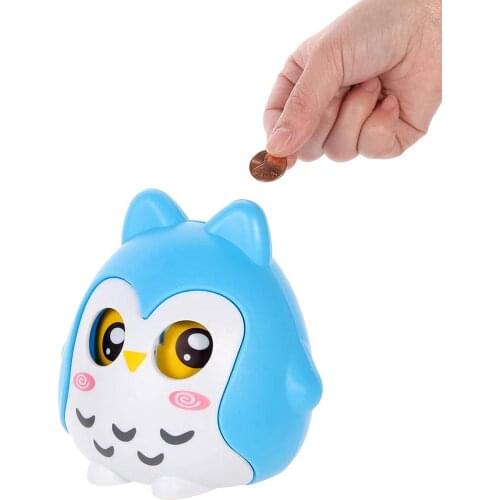 Cute Owl Piggy Bank Coins Storage Box Kids Toys Birthday Gift Home Decoration Money Saving Boxes Piggy Bank piggy bank for adult