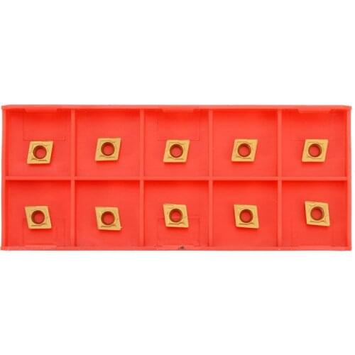 10pcs CCMT060204-HM YBC251 CNC Carbide Blades 2.5mm Thickness Inserts For Lathe Turning Tool Boring Bar
