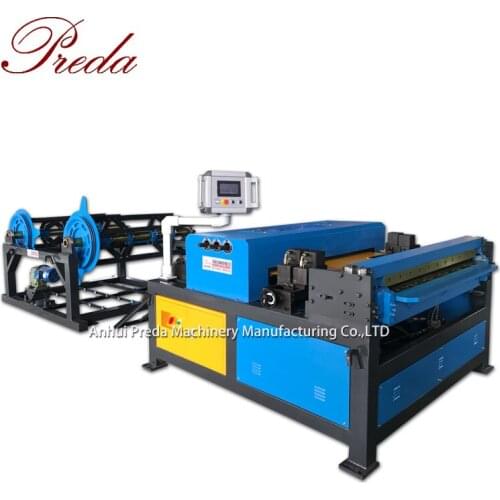 Sheet Metal Auto CNC Rectangular Tube HVAC Duct Production Line 3 on Preda brand