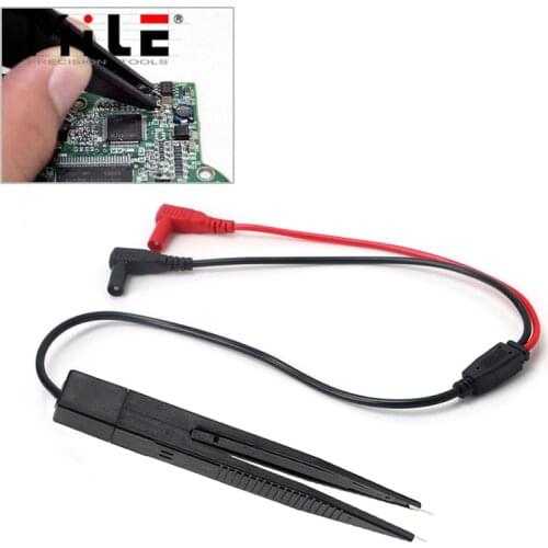 Mile Multimeter Tester Clip Meter Pen SMD Chip component LCR testing tool probe lead tweezers for UNI-T/Victor/FLUKE Multimeter