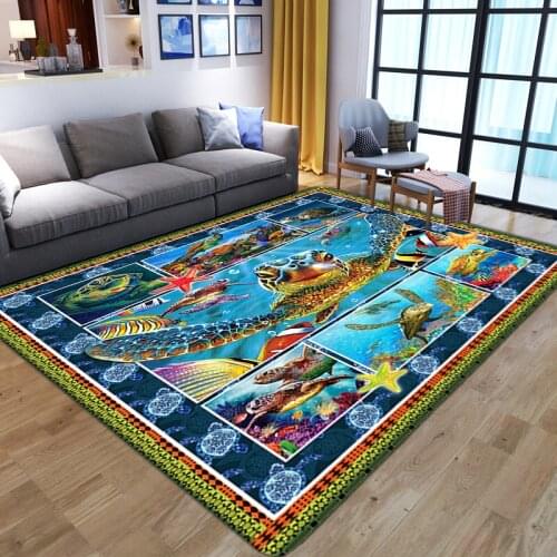 Cute Cartoon Pattern Carpets for Living Room Bedroom Area Rug Soft Flannel Kids Play Floor Mat Child Room Game Large Area Carpet
