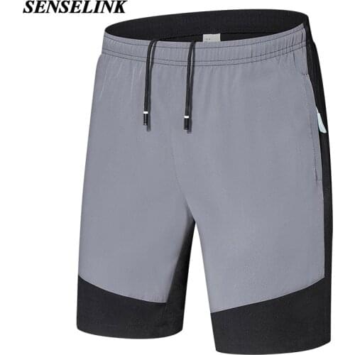Men 2021 Summer New Color Matching Shorts High Quality Casual Loose Solid Color Stretch Men Shorts Plus Size Movement Shorts Men