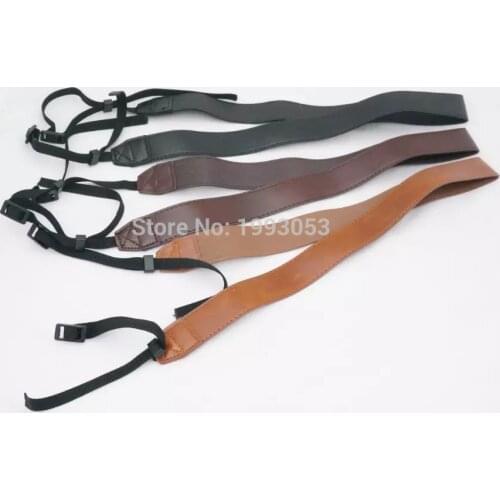 PU Leather Neck Shoulder Sling Belt Camera Strap for Sony Nikon Canon Panasonic Fuji Fujifilm Samsung Leica
