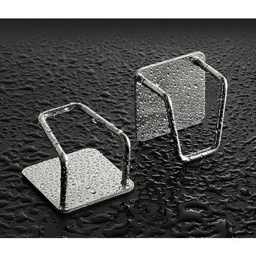 Kitchen 304 Stainless Steel Sponges Holder Self Adhesive Sink Sponges Drain Drying Rack Kitchen Sink Accessories Organizer