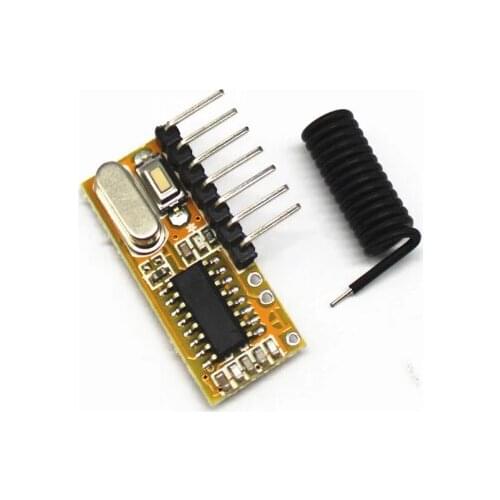RXC6 433Mhz Superheterodyne Wireless Receiver PT2262 Code Steady for Arduino/AVR Diy Module Electronic Diy Kit Pcb Board