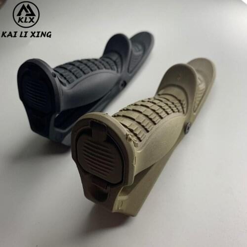 Tactical Airsoft Foregrip Nylon Handle Grip Triangle Holder 20mm Rail Shooting Game Accessories Hunting Military Paintball Parts