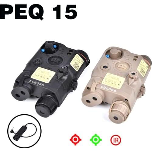 Tactical flashlight PEQ 15 LA 5 UHP night vision green infrared laser light sight M4 AR15 accessories
